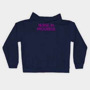 Nurse in Progress Kids Hoodie